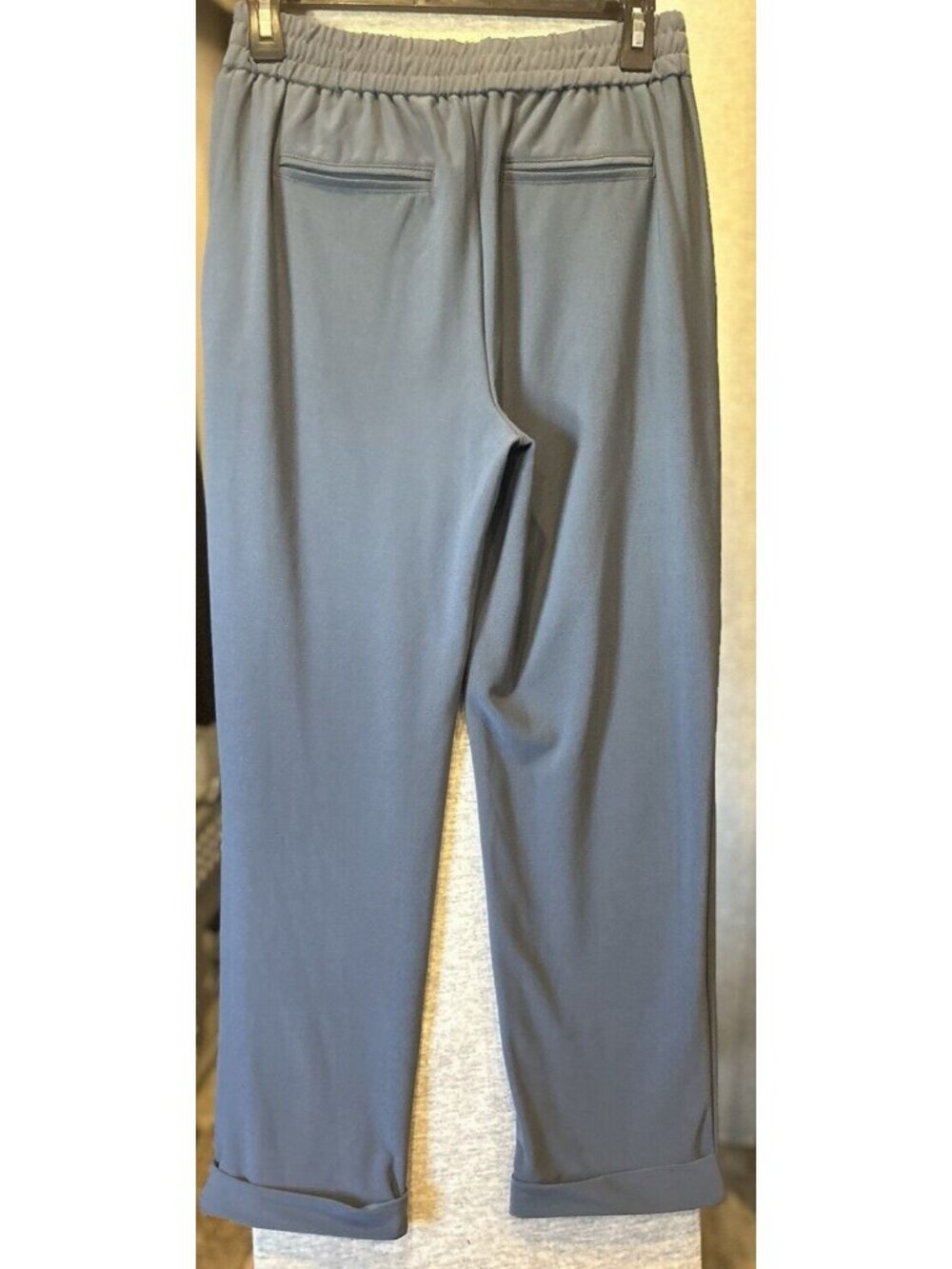Smoky Blue Gray Womens Nicole Miller Pants Size 0 Business Wear Casual Office - Picture 3 of 7